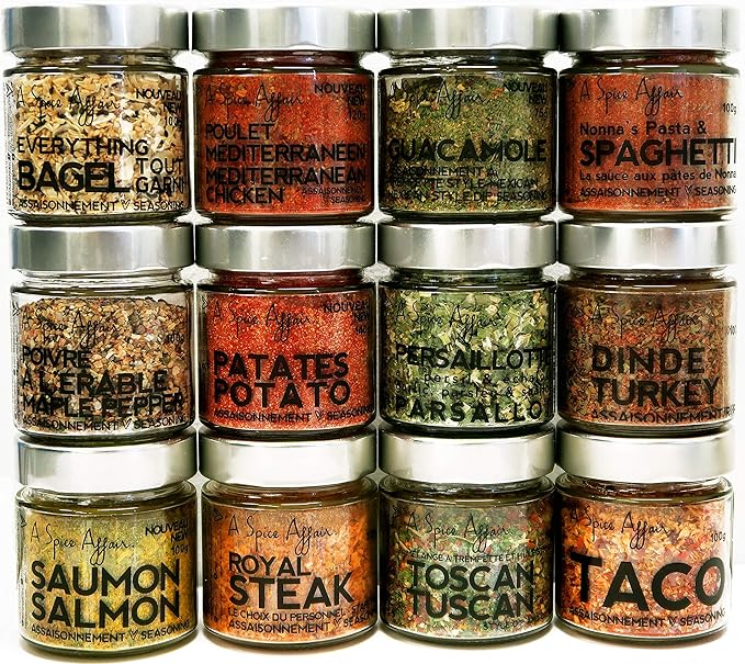 The Pro Kit 12Pack Spice Set A Spice Affair. Amazon.ca Grocery