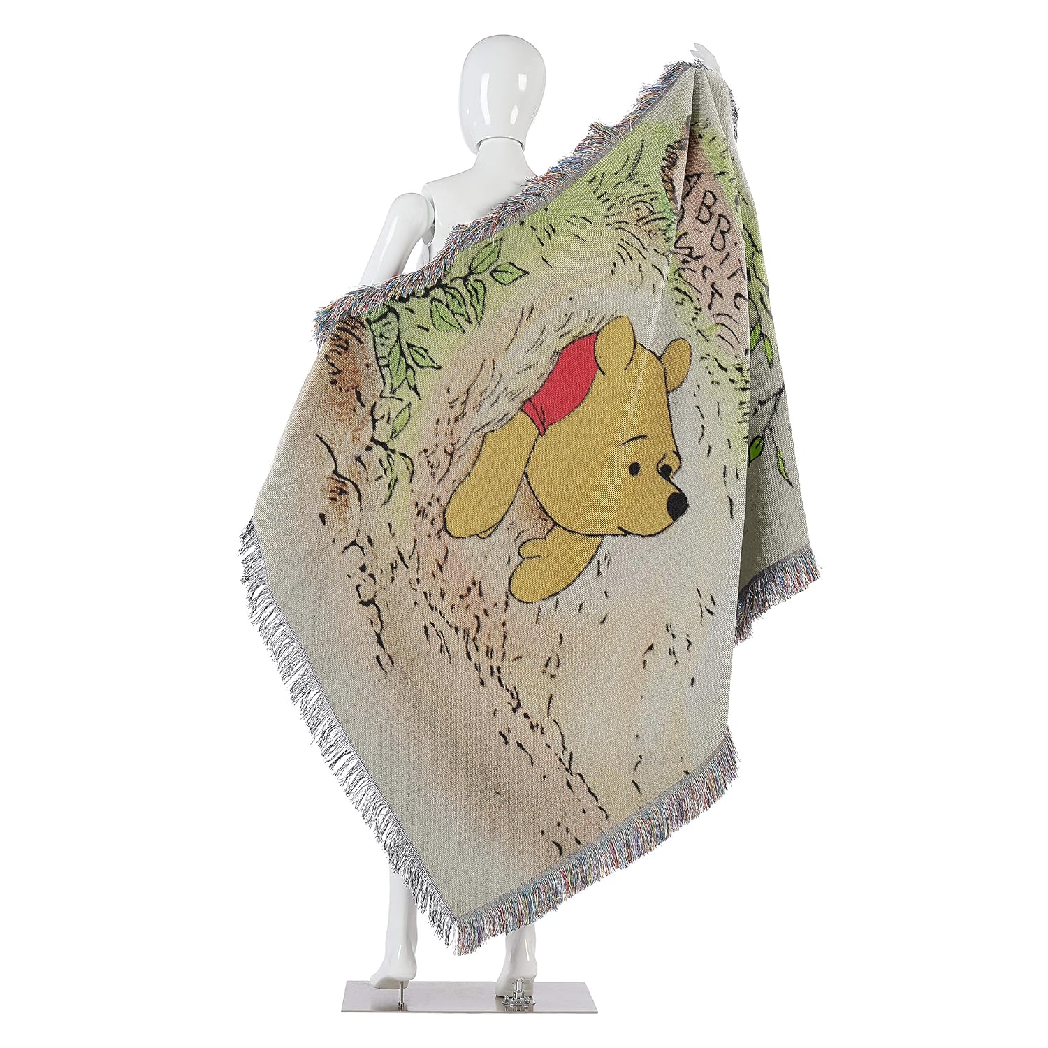 Kids' Bedding Disneys Winnie the Pooh 48 x 60 Multi Color Vintage Pooh