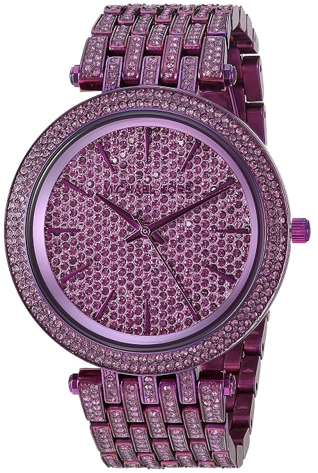 michael kors smartwatch purple
