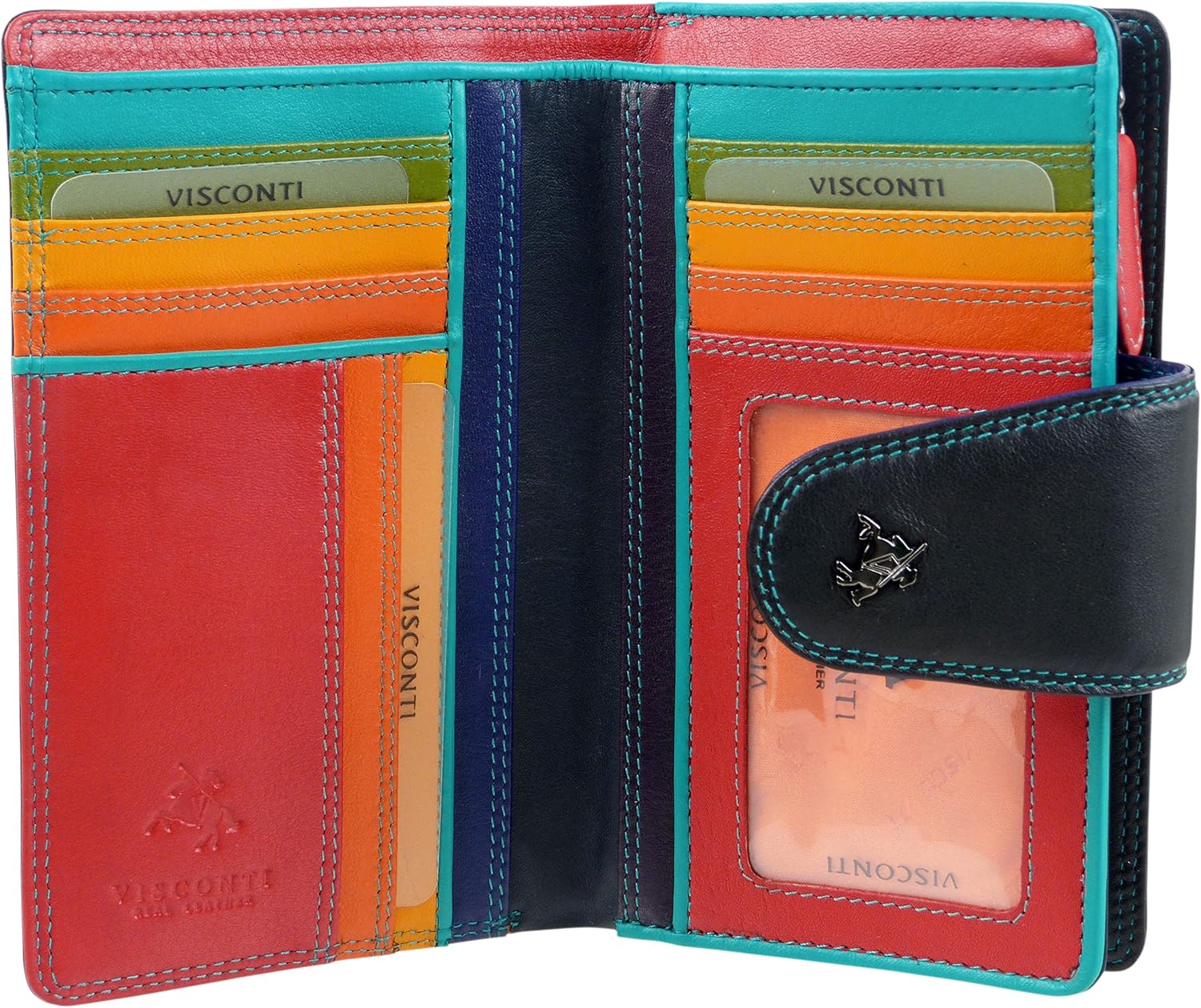 NEW Quality LADIES Soft LEATHER PURSE WALLET by Visconti Designer
