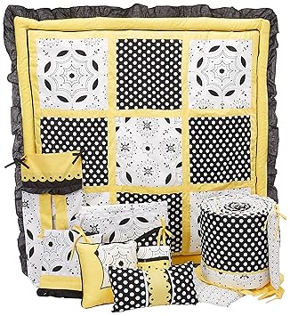 yellow nursery bedding