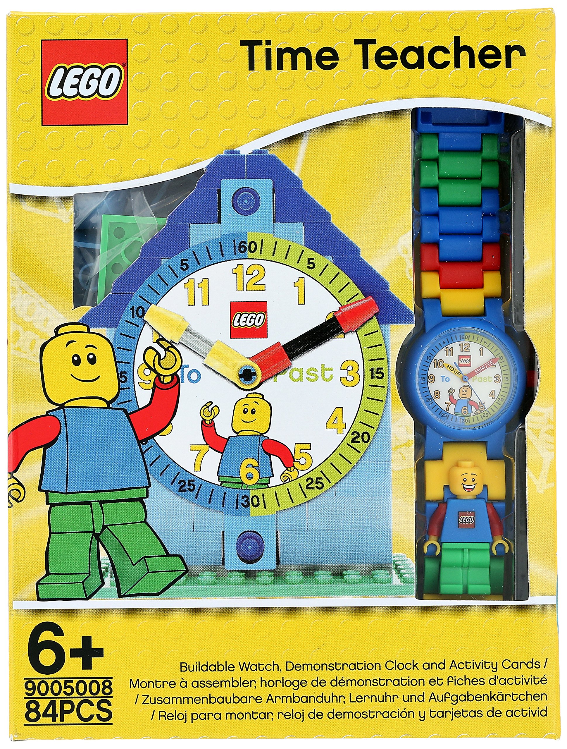 LEGO Time Teacher 9005008 Blue Kids Minifigure Link Buildable Watch