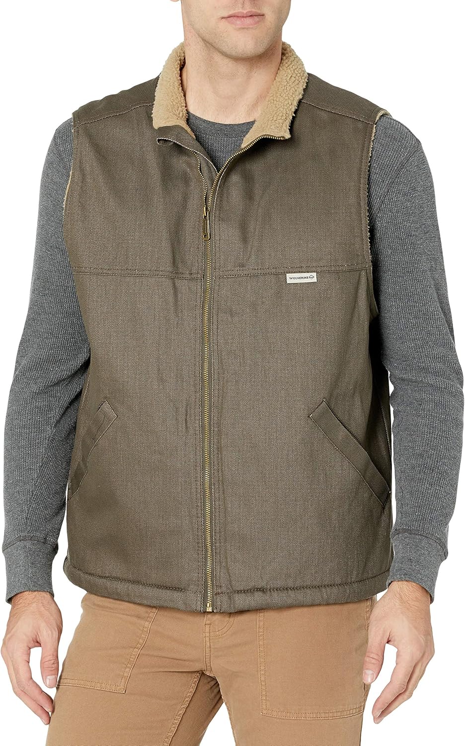 Wolverine Men's Upland Sherpa Lined Vest Clothing