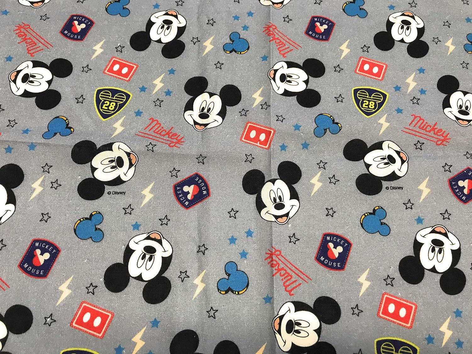 tela de disney mickey mouse caras 100% algodón 1 mts x 140 cms: Amazon.es: Hogar