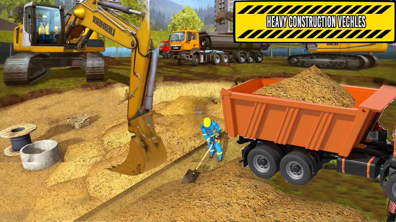 Heavy Excavator Crane Building Construction Game Amazon.es Apps y Juegos