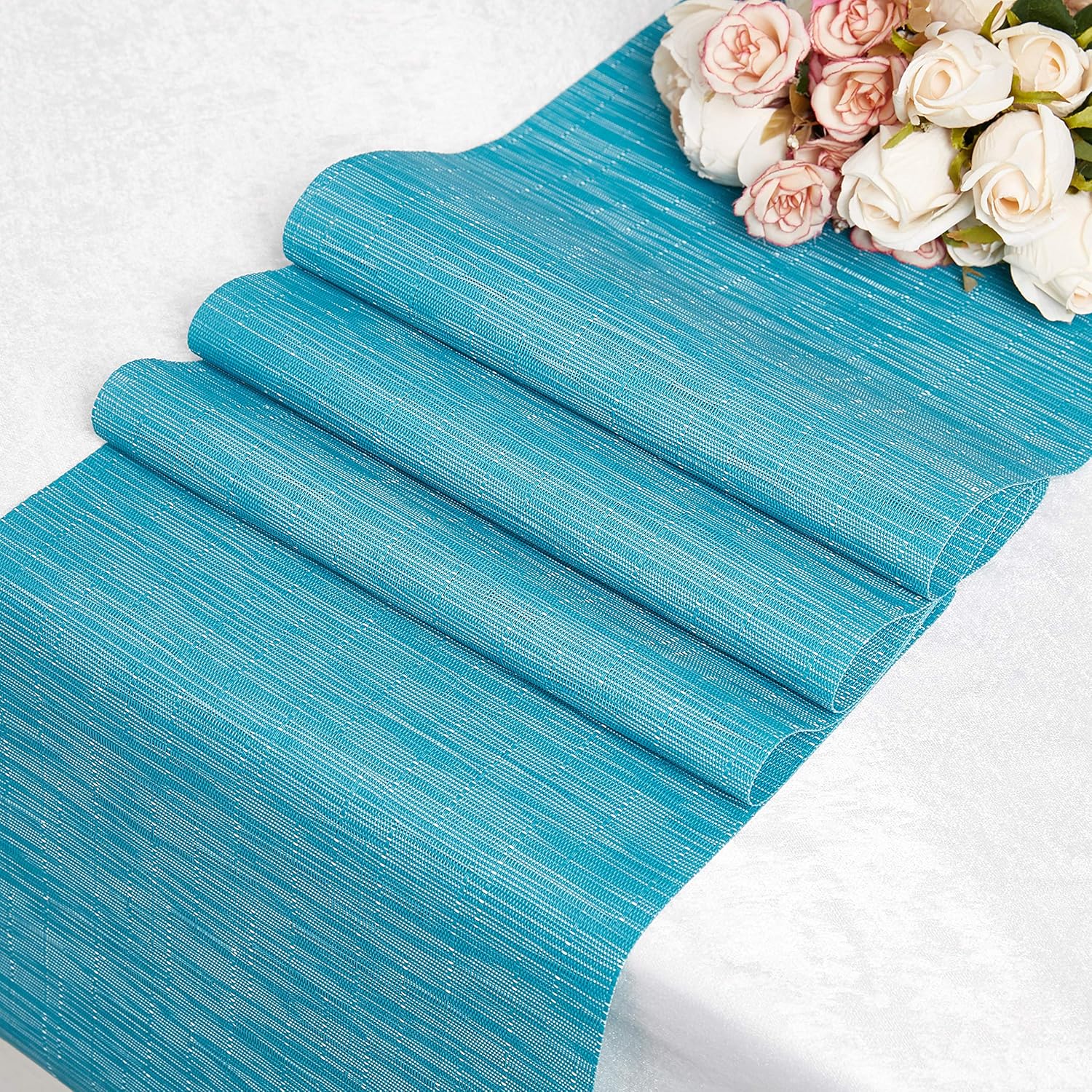 Best thin table runner blue