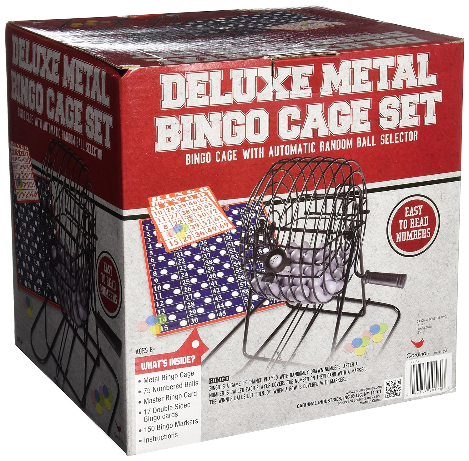 Deluxe Wire Cage Bingo Set (end 3/9/2018 215 PM)