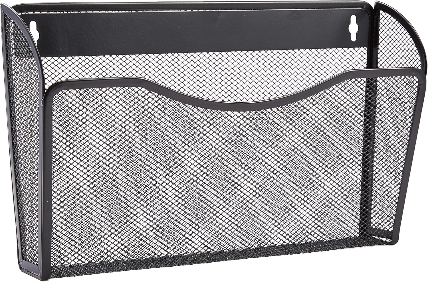 AmazonBasics Mesh Bin Office Wall Folder File (Renewed)