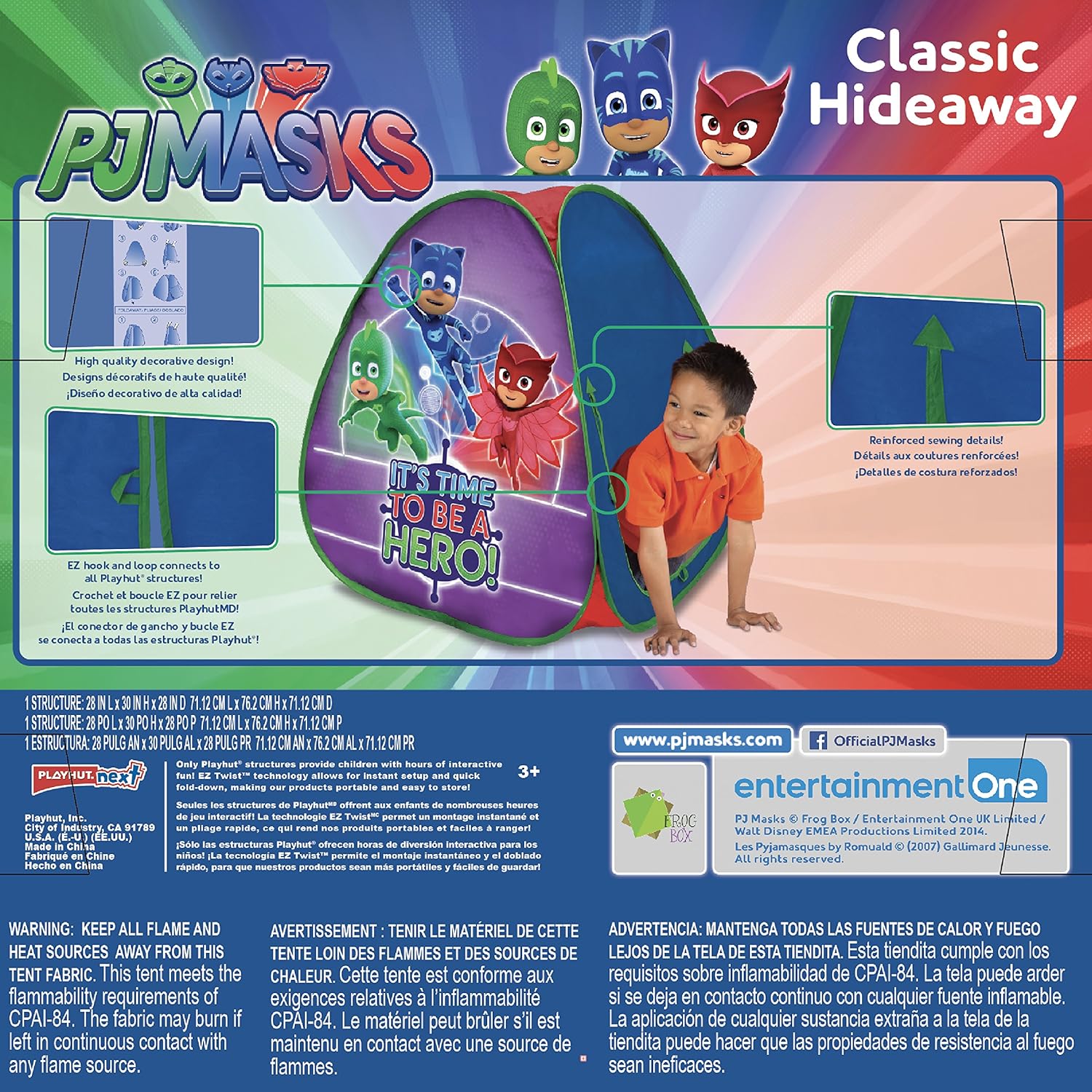 Tent Pj Masks Classic Hideaway Play Play Tents Tunnels Sports Outdoor Play