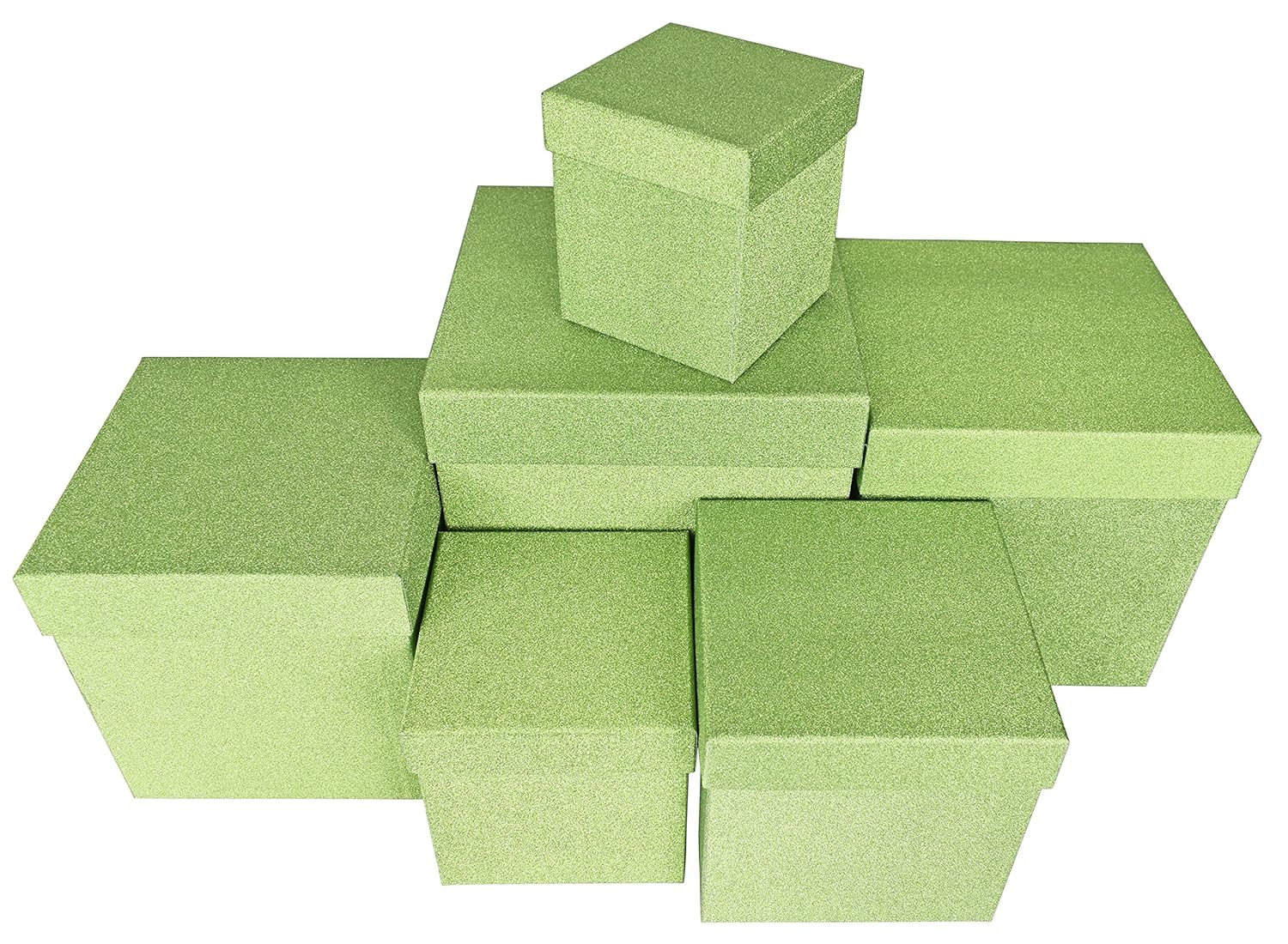 Alef Elegant Decorative Themed Nesting Gift Boxes 6 Boxes Nesting