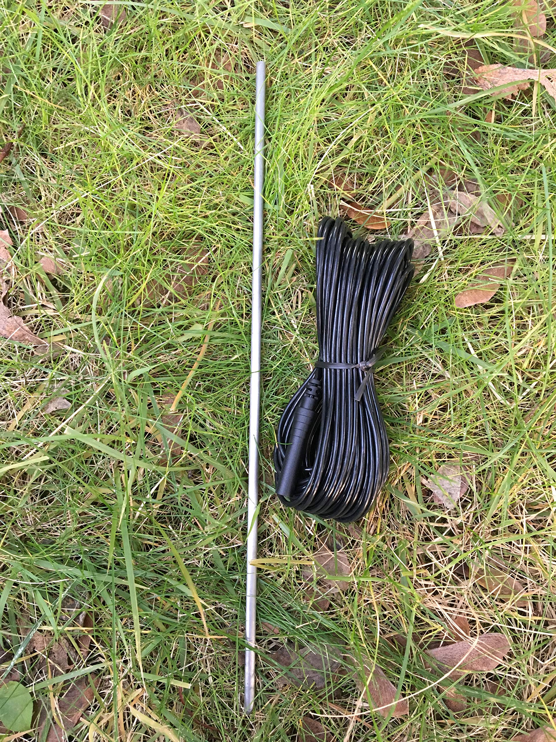 Grounding/Earthing 12 Inch Stainless Steel Rod With 30 Feet Extension