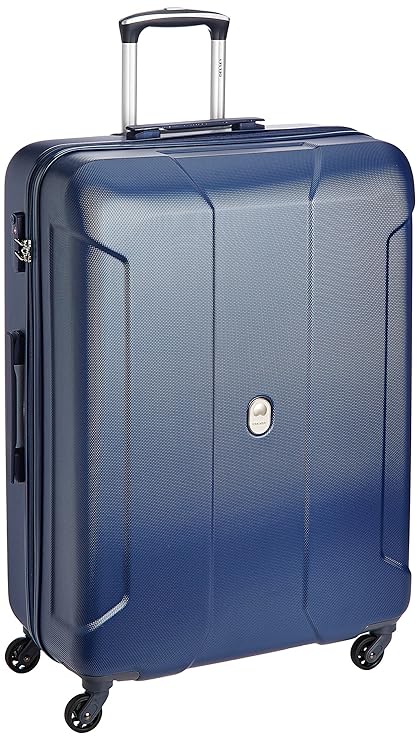 Delsey Cineos Hard 76Cm Night Blue Check-In Trolley Luggage (00357882102T9)