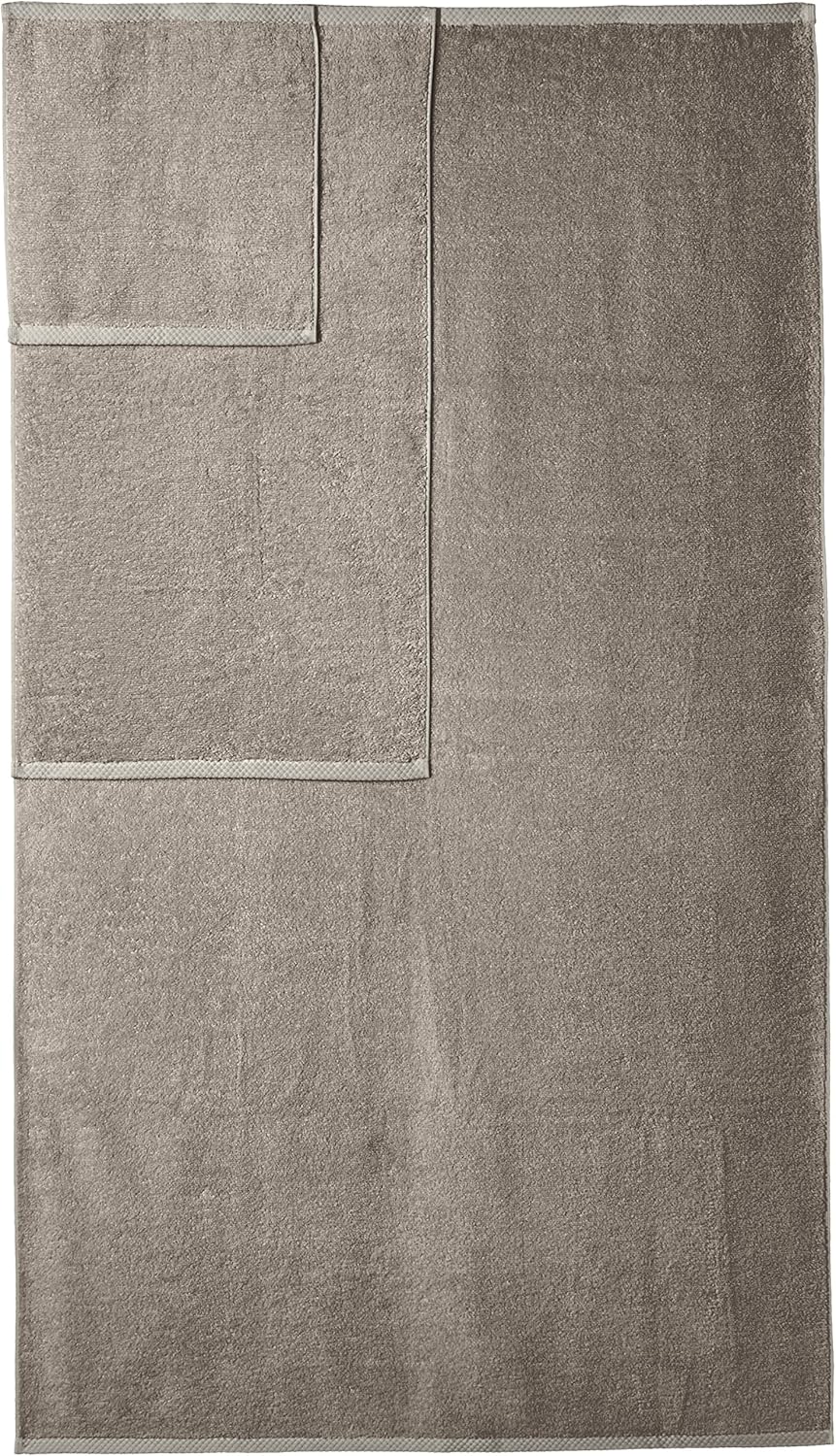 Basics Quick-Dry, Luxurious, Soft, 100% Cotton Towels, Platinum - 8-Piece Set: Home & Kitchen