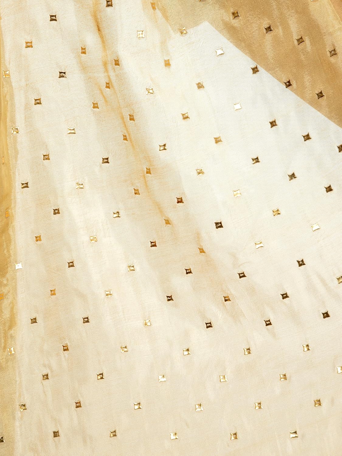 weavers villa women's embellished sequin lace work poly chiffon dupattas, stoles