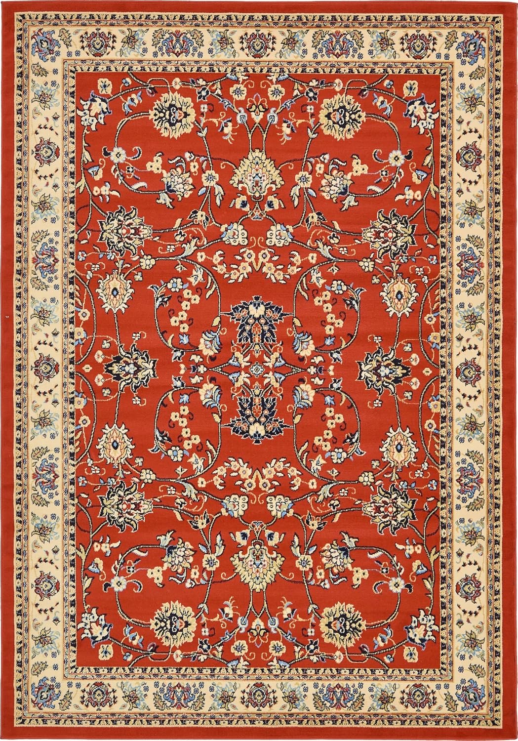 Best peach orange living room rug