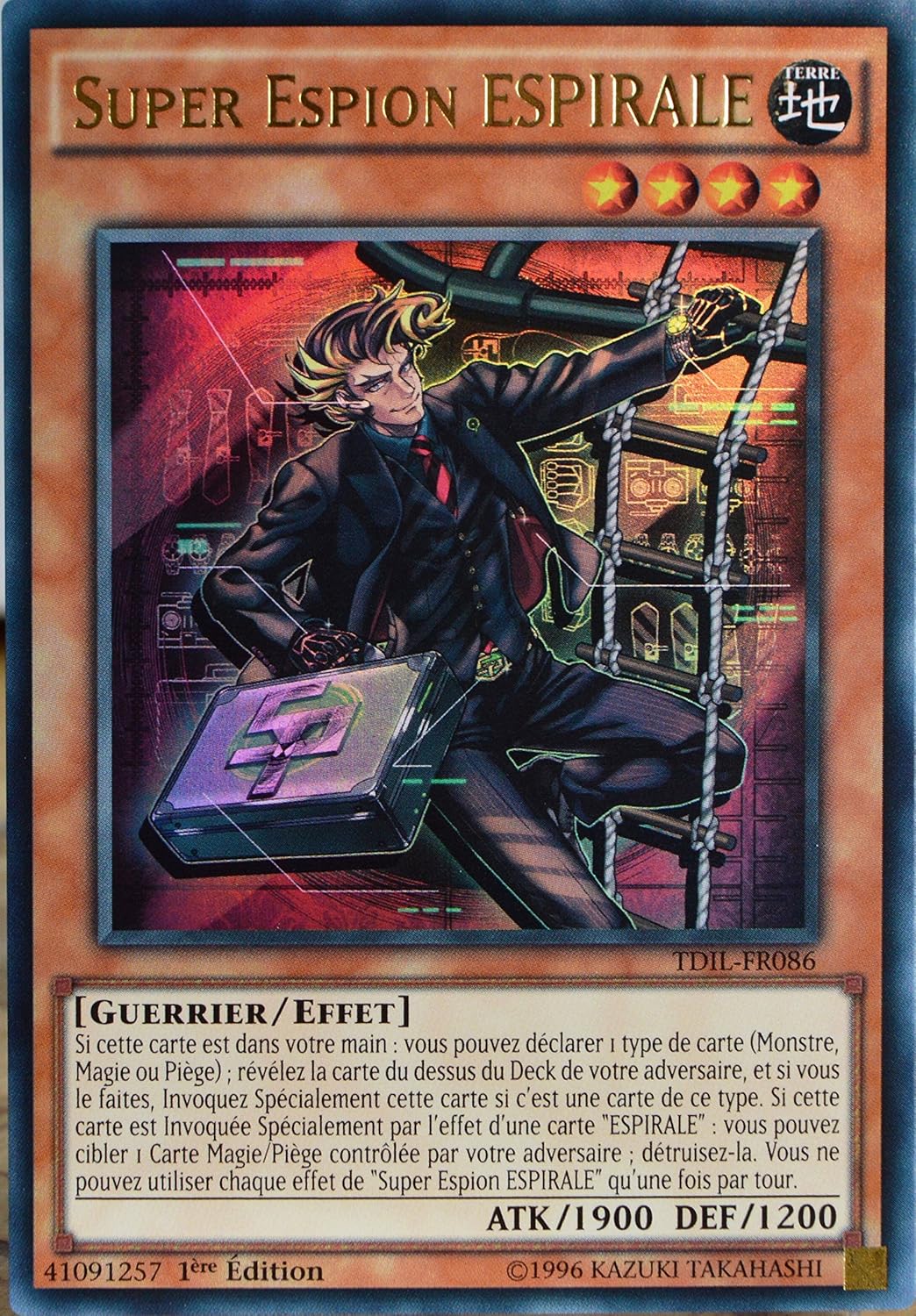 Carte Yu Gi Oh Tdil Fr086 Super Espion Espirale Amazon Fr Jeux Et Jouets