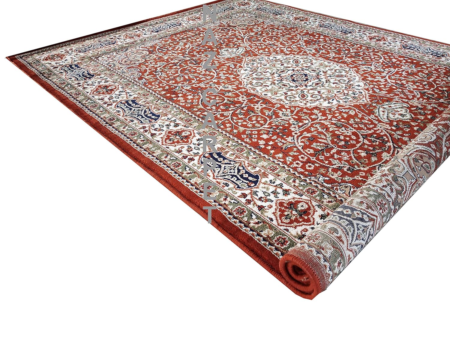 Buy Naz Carpet Kashmiri Traditional Woollen Carpet with Advanced 1 Inch