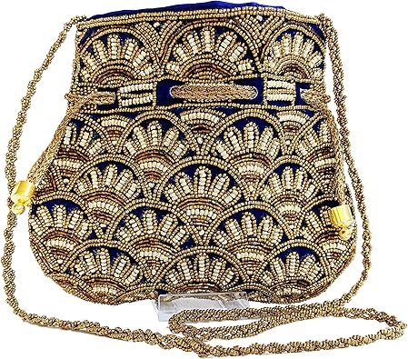 velvet drawstring evening bag