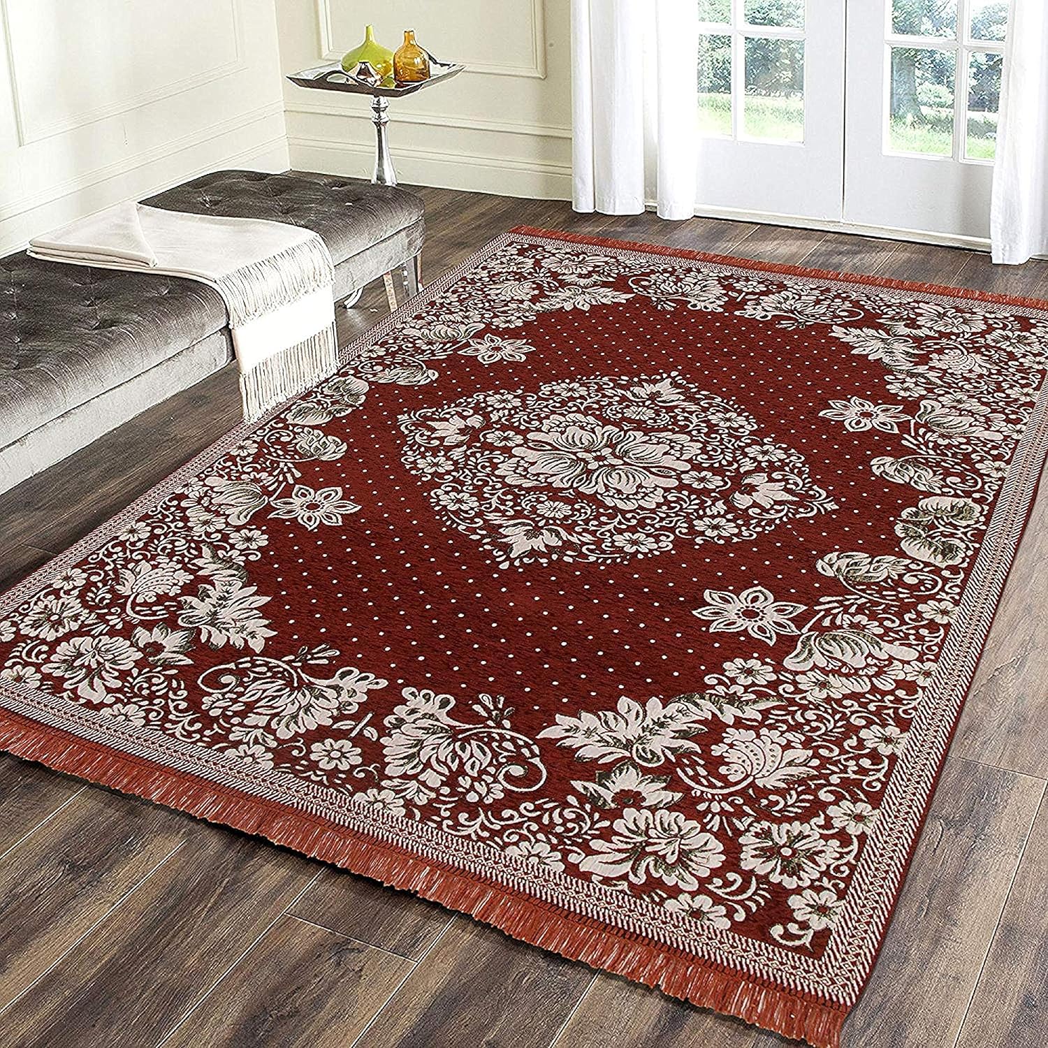 Buy REVIVE 11D Designer Superfine Exclusive Velvet Carpet Rug
