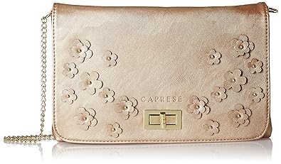 Caprese Lori Womens Clutch (Metallic Rose Gold)