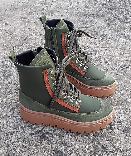 bota hiking tratorada militar