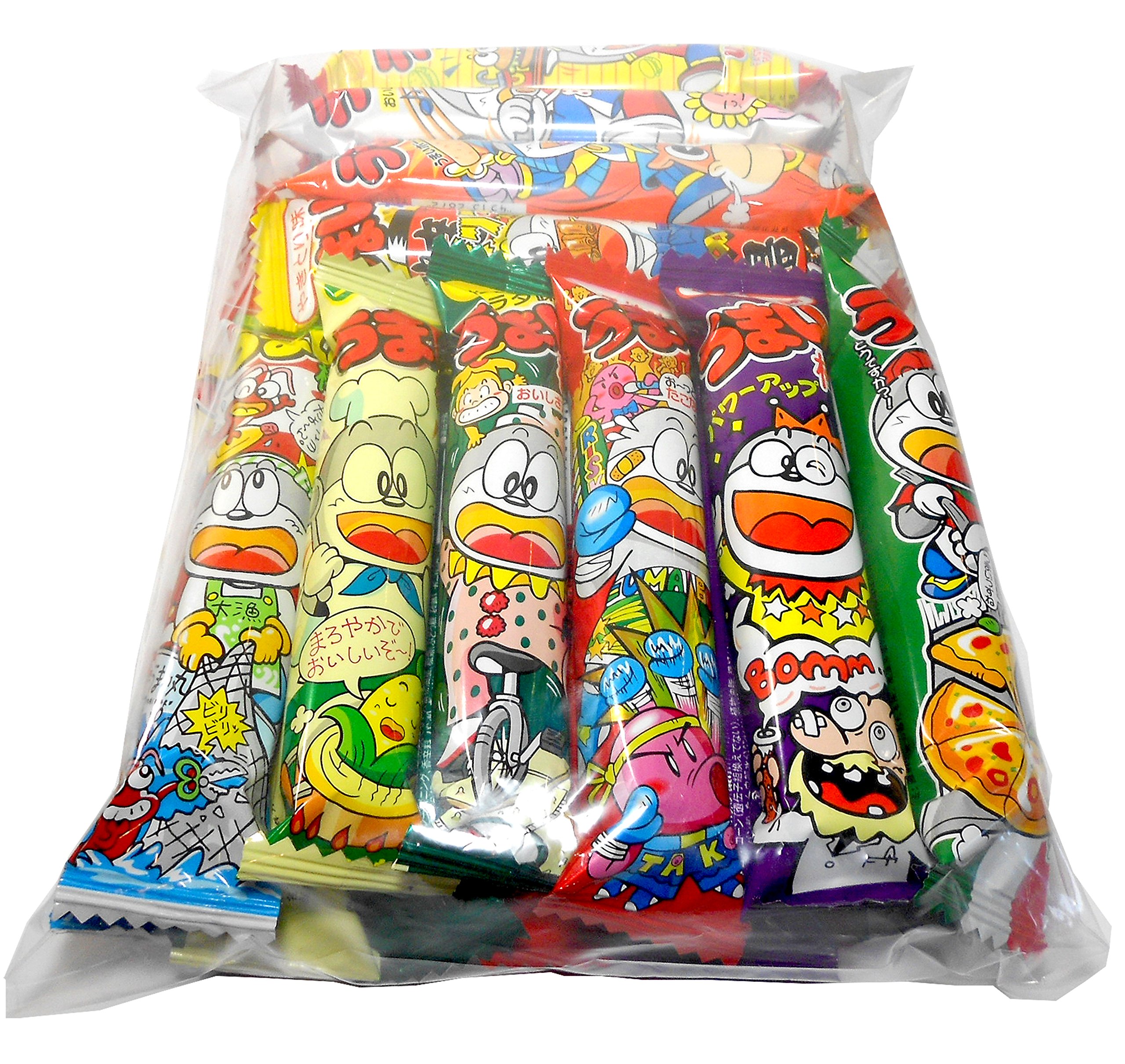 Umaibo Japanese Corn Puffed Snacks Variety Pack 10 Flavors (20 packages) Buy Online in UAE