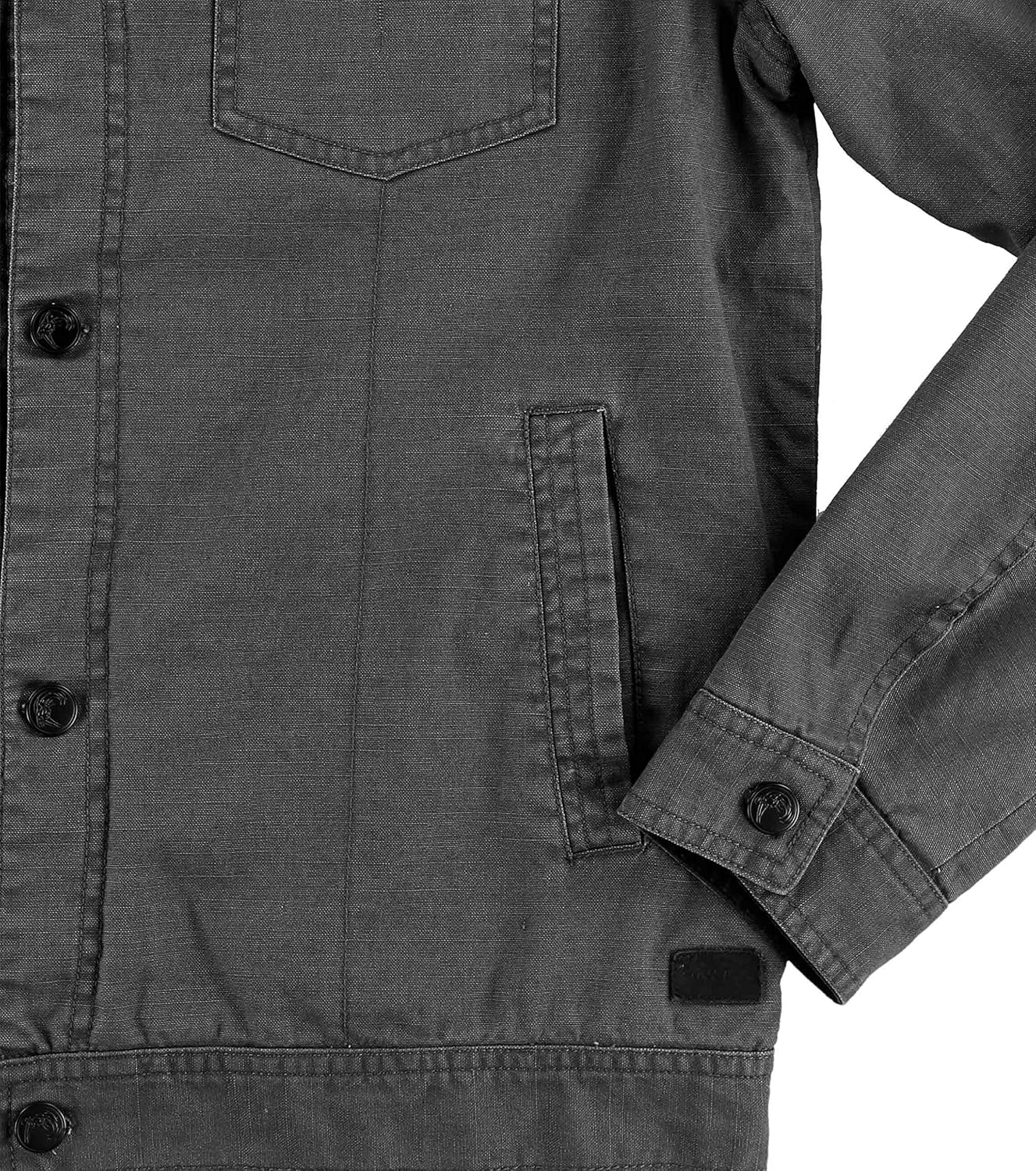 O'NEILL Men's Shifter Trucker Jacket, Asphalt, M: Clothing