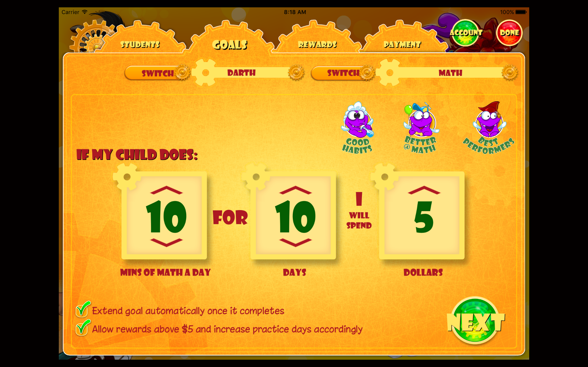 Solving word problems calculator picture