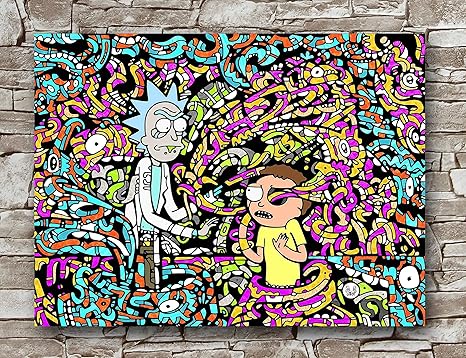 Amazon Com Huawuque Pop Art Rick And Morty Hypebeast Poster