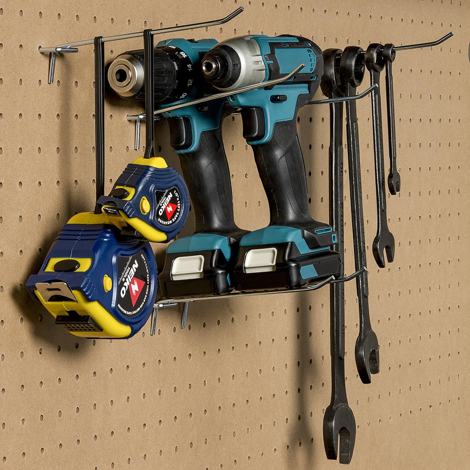 Neiko 53102A 6-Inch Pegboard Hooks and Organizer Assortment | 50-Piece Value Pack - - 