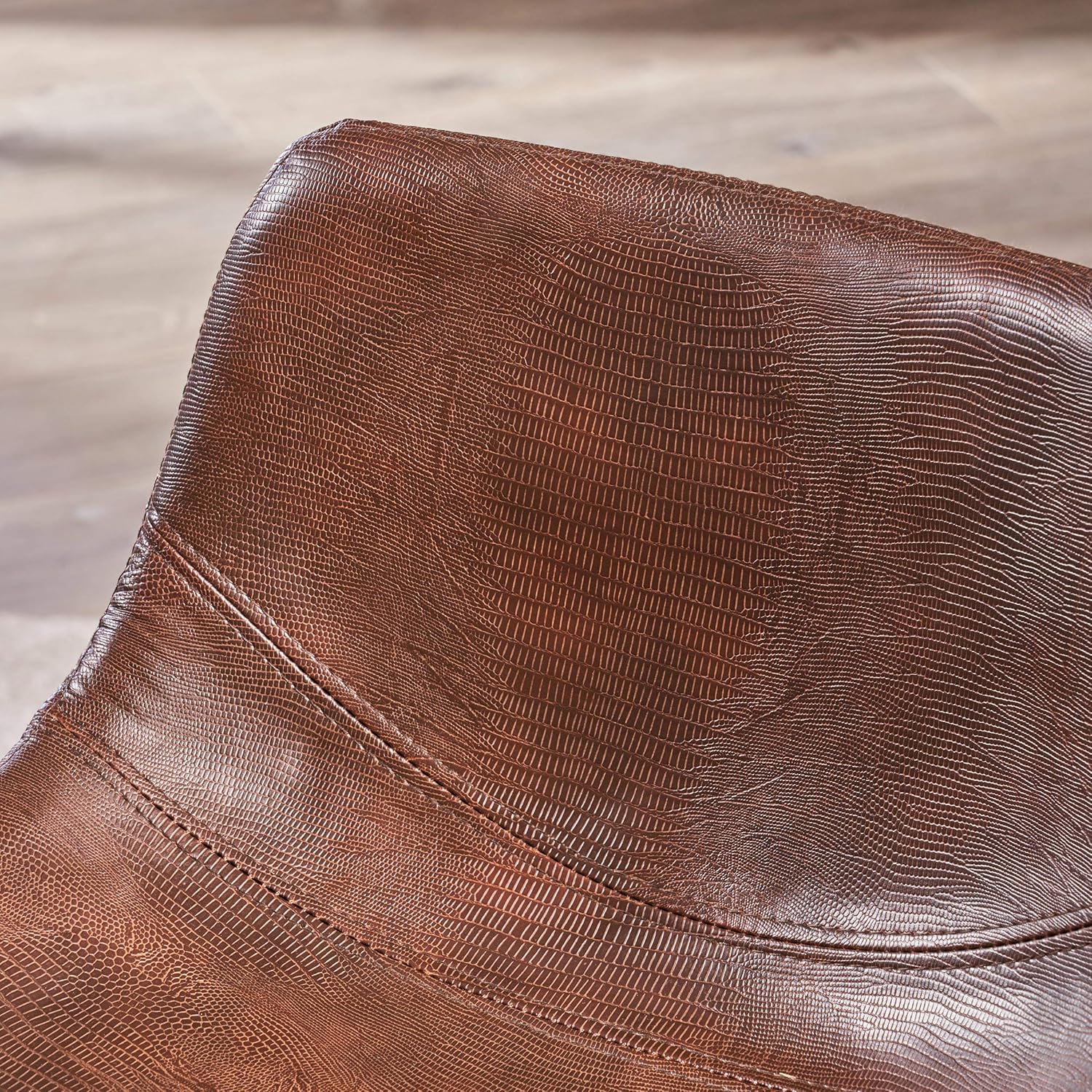 Christopher Knight Home Dax Barstools, 2-Pcs Set, Snake Skin Brown: Furniture & Decor