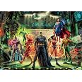 Set Regalo 3 Puzzle Thomas Kinkade Justice League: Superman, Batman E Wonder Woman - Edizione Da Collezione, 1000+ Pezzi