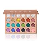 Pressed Glitter Eyeshadow Palette – Festival Version (24 Colors) - Highly Pigmented, Shimmery - Waterproof & Long-Lasting, For Face, Body, Nails & Hair – No Glue Or Primer Needed