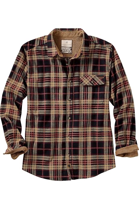 Camisa Caza Hombre Camisa Sherpa Wolverine Con Forro Polar