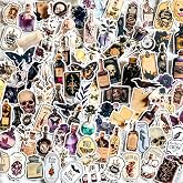 Vintage Medieval Apothecary Potion Labels Stickers - 100 Pcs Gothic Dark Dark Academia & Witchcraft Halloween Decor Stickers for Scrapbook,Journals,Water Bottle, Laptop