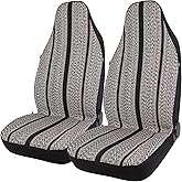 West Coast Auto Baja Saddle Blanket Universal Bucket Seat Cover for Car, Truck, Van, SUV - Airbag Compatible (2PCS) (High Bac