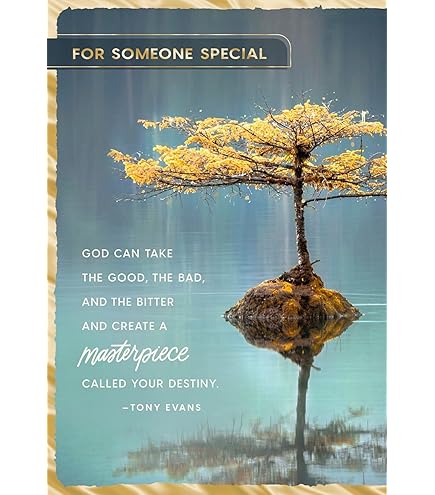 Tony Evans Encouragement Cards (12 Pack) - Christian Scripture Cards With Envelopes
