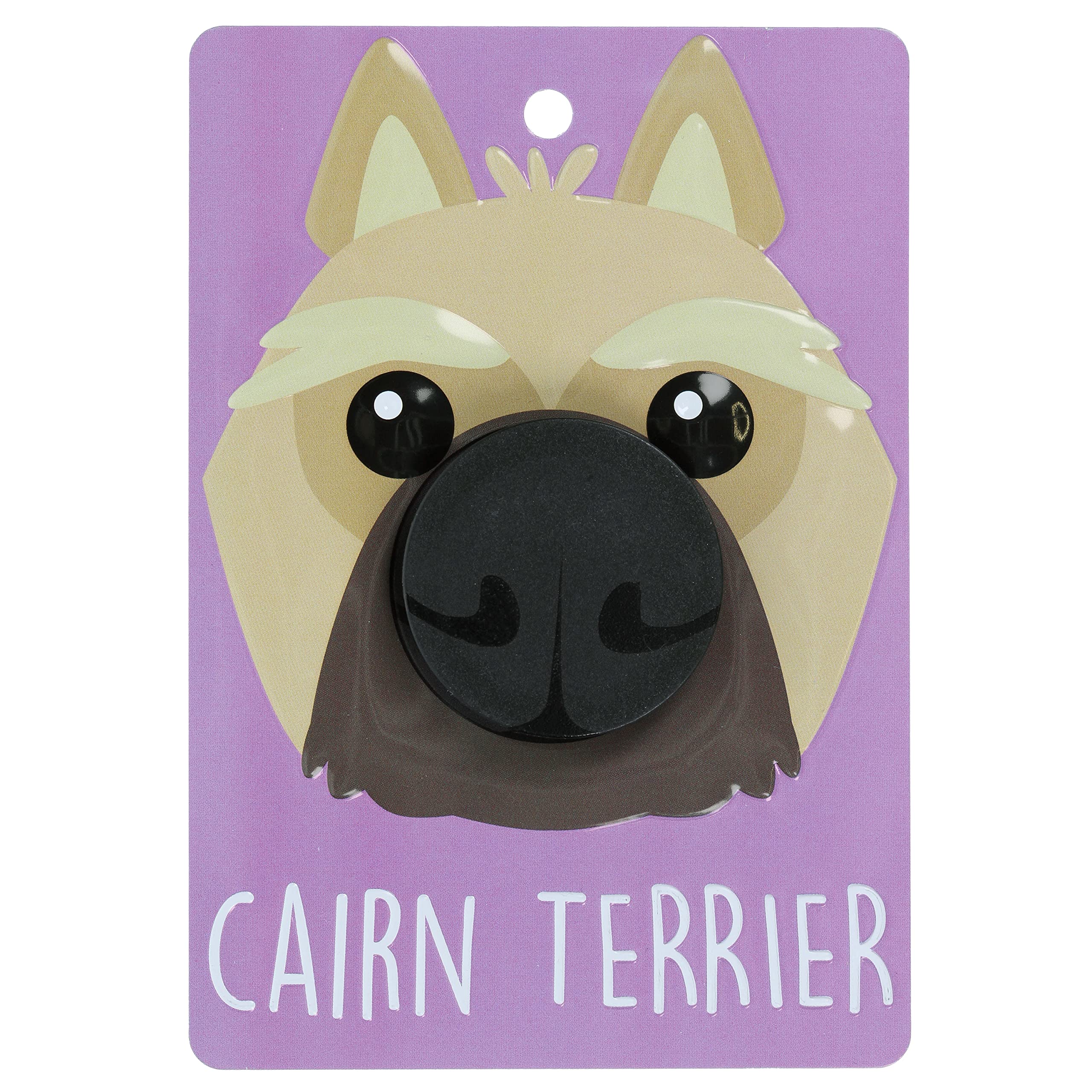 Pooch Pals Cairn Terrier Cream Dog Lead Holder Wall Mounted Plaque Pop-Out Hook Hanger