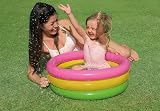 Intex John Adams Leisure 24 inch Sunset Glow Baby Pool Pink Yellow Green view 3