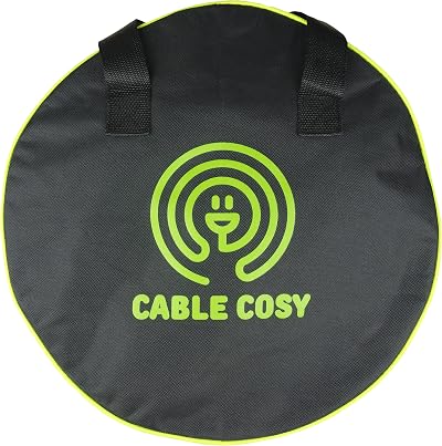 Luigi's Cable Storage Bag 40cm Diameter Round Tidy Carrier Caravan EV Cables