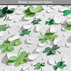 Lunarable Shamrock Fabric by The Yard, St Patrick's