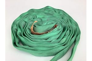 AutoHauler Supply - 8 Foot Endless Round Sling Green-5300 lbs Vertical & 10,600 lbs Basket WLL