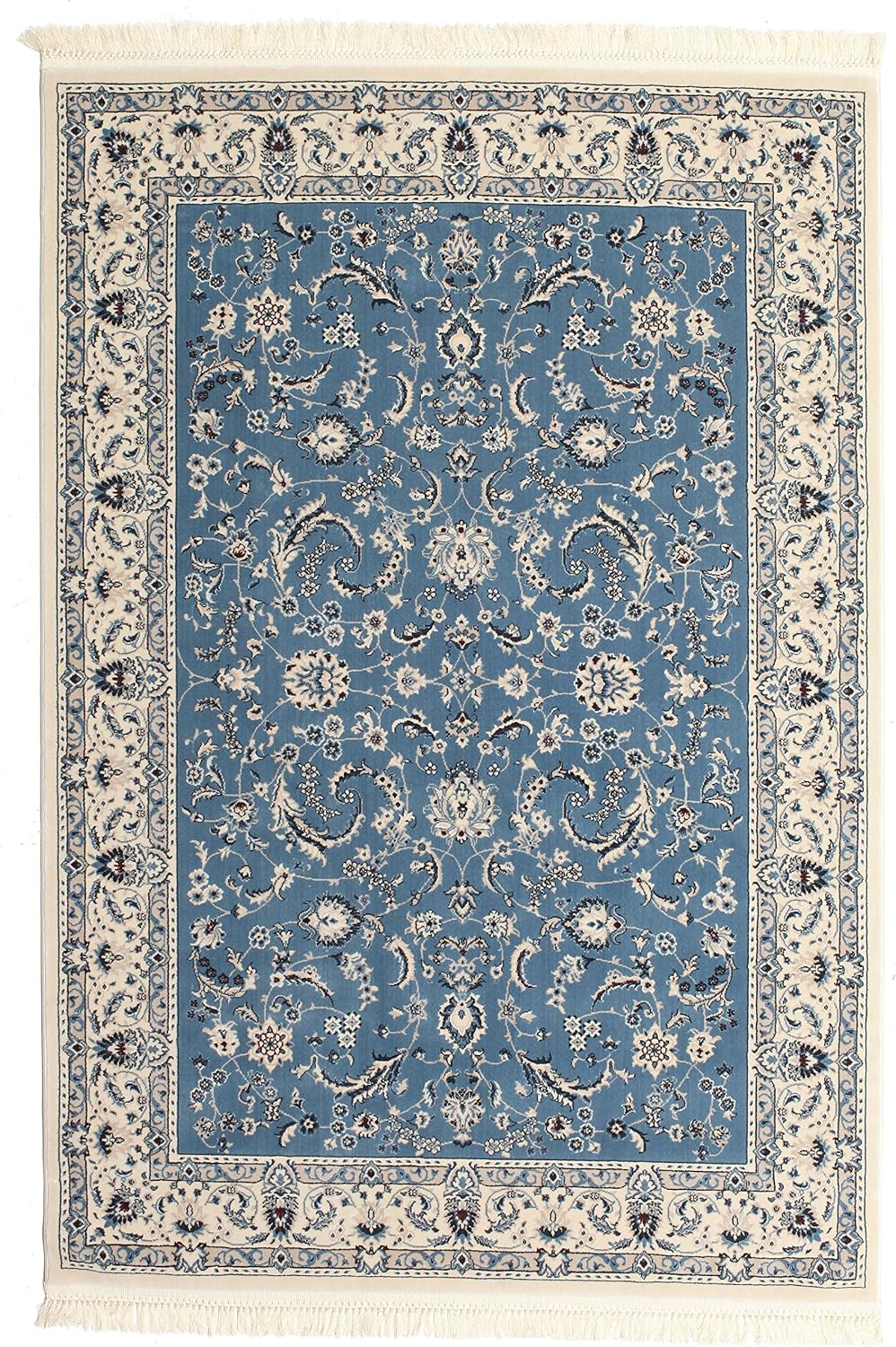 Tapis Lara RugVista 140x200 Cm - Laine Tuftée Main - Poil Moyen - Blanc - Pour Salon, Chambre, Salle à Manger - 6