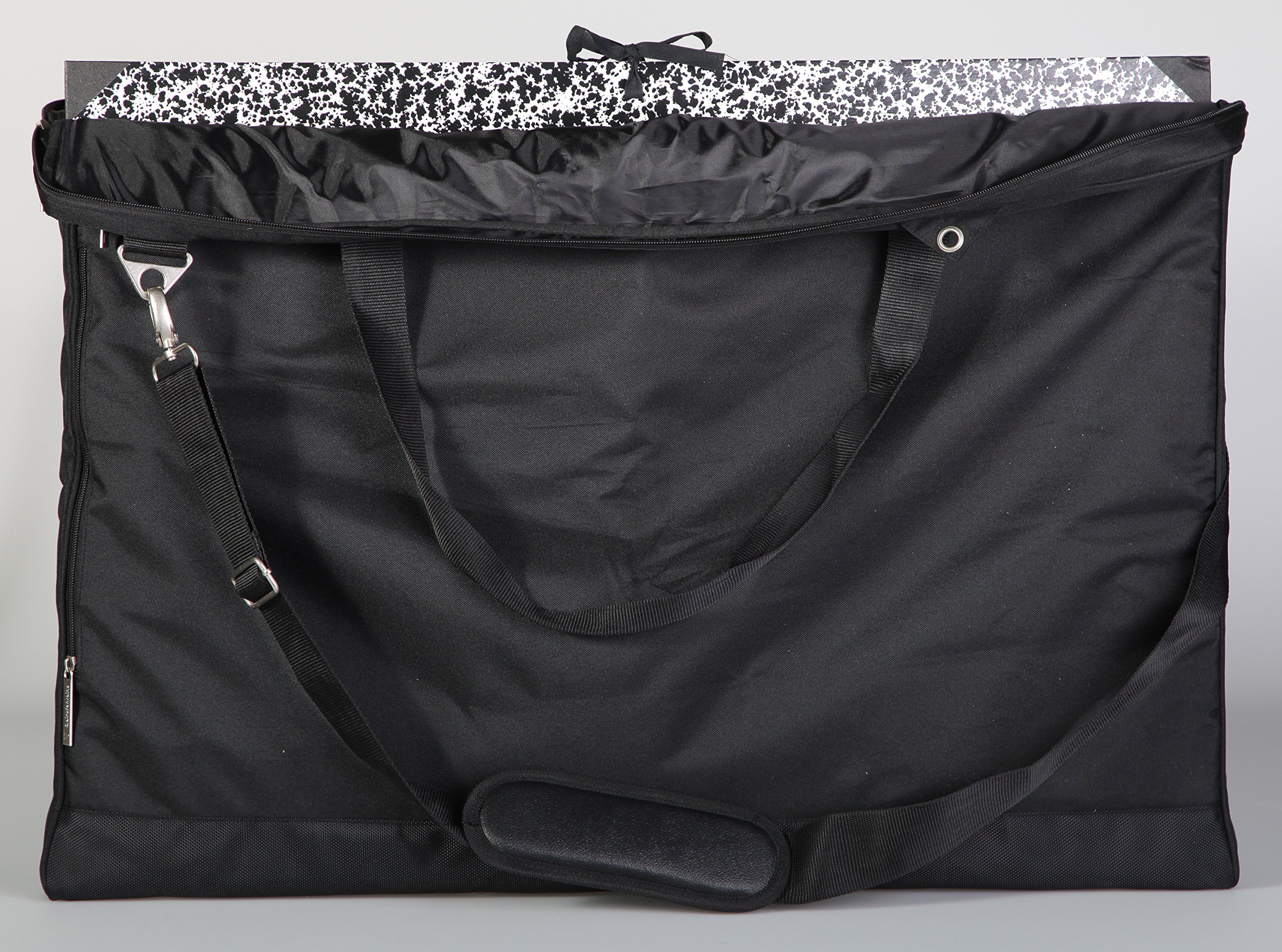 Clairefontaine Fine Art Bag, 60 x 70 x 5cm, 600D Nylon, Plastic Reinforcements & Metal Rivets, Carried Over Should or By Hand, Black — image 1