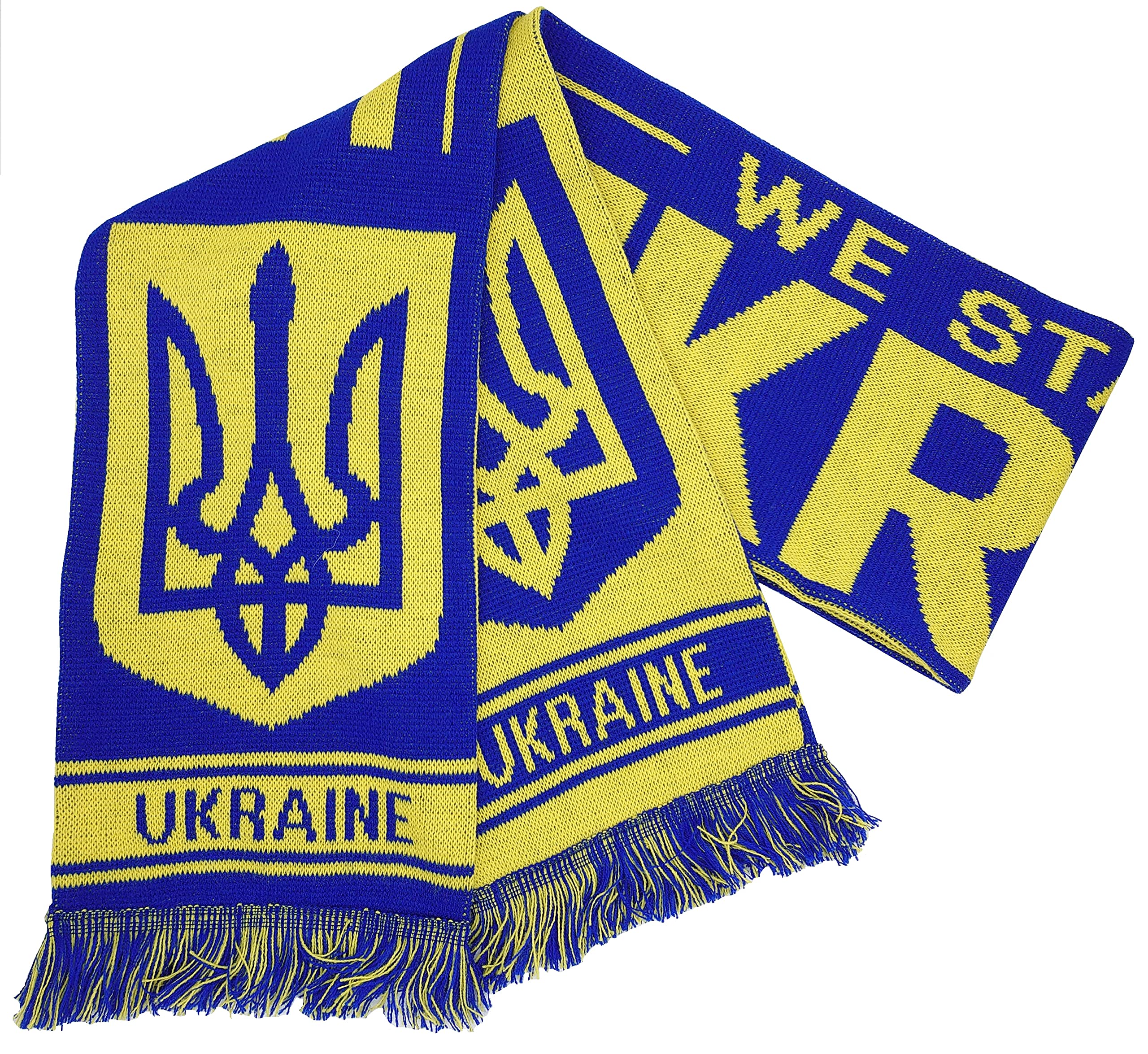 Arena Scarves Ukraine Supporters Scarf - We Stand With Ukraine