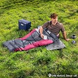 Trail Outdoor Leisure Trail Envelope Sleeping Bag Snug Hood 3 Season 1.3kg view 2
