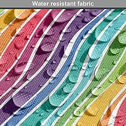 Ambesonne Rainbow Fabric by The Yard, Colorful