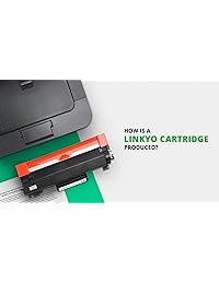 linkyo compatible cartucho de tóner de repuesto para HP 55 A CE255 A (Negro)
