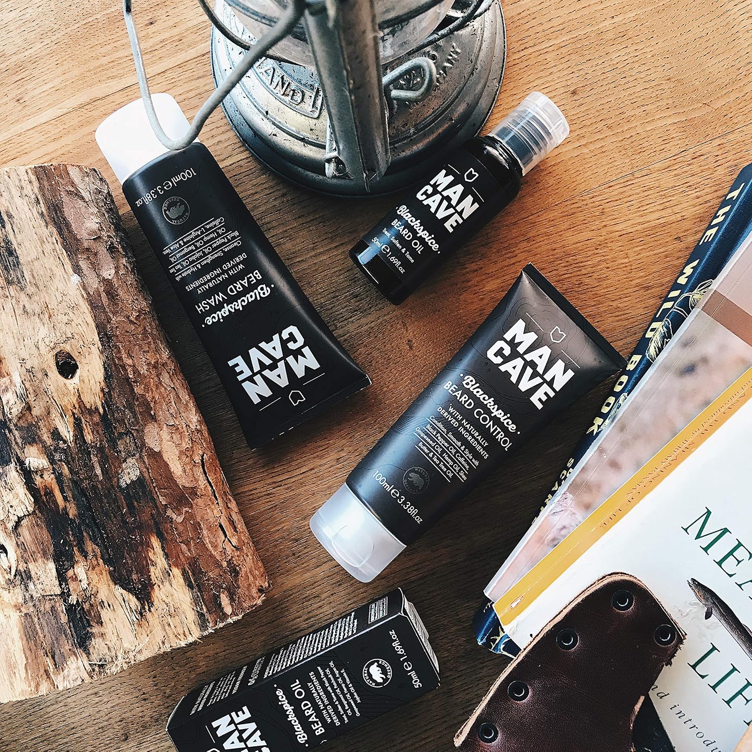 ManCave Blackspice Beard Wash, Refreshes and Cleanses Beard and Underneath Skin, With Jojoba Oil and Hemp Oil - Image 5