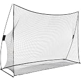 Amazon Basics Portable Golf Net, Practice Hitting Net for Indoor/Outdoor, Quick Setup, Black